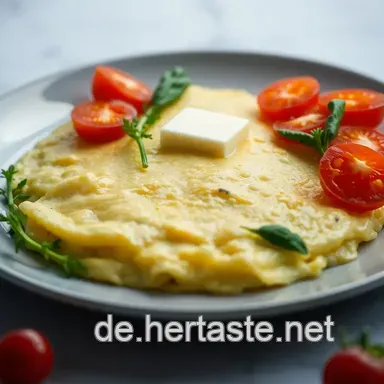Die perfekte Omlett: Mein einfaches Rezept f&uuml;r ein k&ouml;stliches Fr&uuml;hst&uuml;ck Rezeptkarte