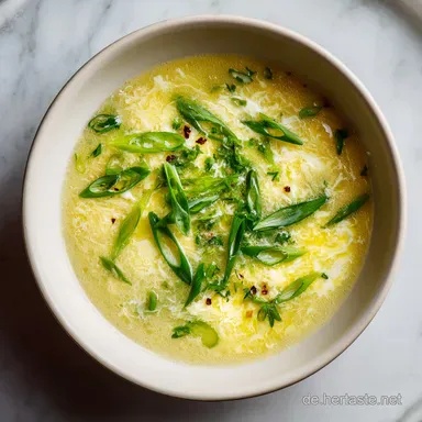 Eierflockensuppe: Seidig Mild in 10 Minuten Rezeptkarte