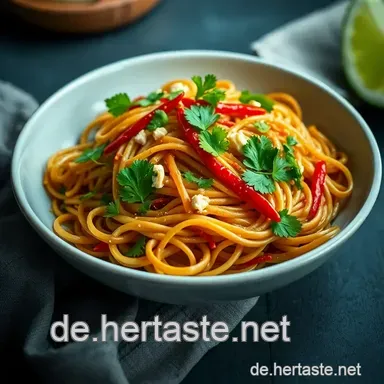 Leckeres Pad Thai Dressing: Authentische Aromen für Zuhause Rezeptkarte