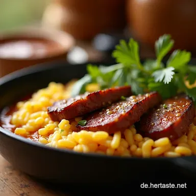 Feuriger FeierabendHit Einfache Mexikanische Hackfleisch Kartoffel Pfanne Mein OnePotGeheimnis Rezeptkarte