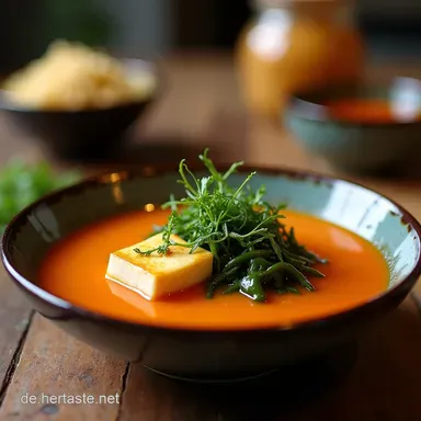 Klassische Miso Suppe mit Tofu Das einfache Rezept Rezeptkarte