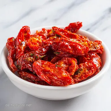 Eingelegte getrocknete Tomaten: Antipasti in 15 Minuten Rezeptkarte