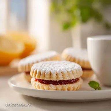 Engelsaugen Das Beste Rezept: Mit Mandeln Rezeptkarte