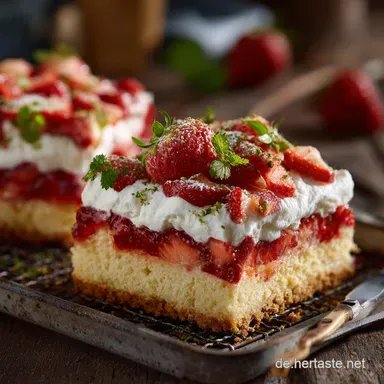 Bester Erdbeerkuchen mit MascarponeCreme So locker gelingt der Sommerkuchen Rezeptkarte