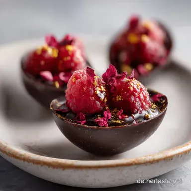 Schokoladenschalen f&uuml;r 6 Portionen