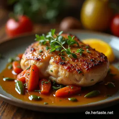 Omas Falscher Hase Saftiger Hackbraten mit Ei ZuckerBalsamicoGlasur Rezeptkarte