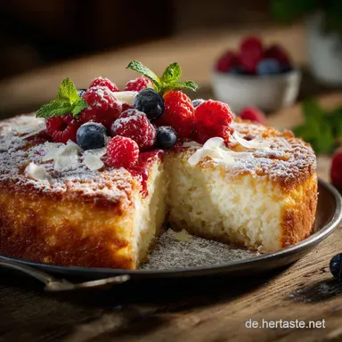 Fantakuchen mit Schmand Saftigster Blechkuchen mit cremiger Haube Rezeptkarte