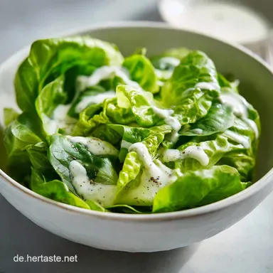 Feldsalat mit Salatsauce f&uuml;r 4 Portionen &ndash; In 15 Minuten servierfertig Rezeptkarte
