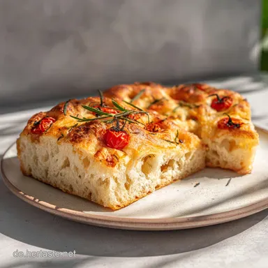 foccacia knusprig luftig einfach Rezeptkarte