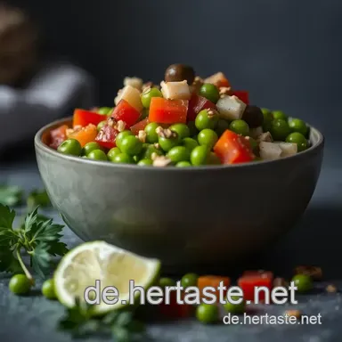 Frischer Edamame Salat mit Limetten-Dressing &ndash; Schnell & Einfach! Rezeptkarte