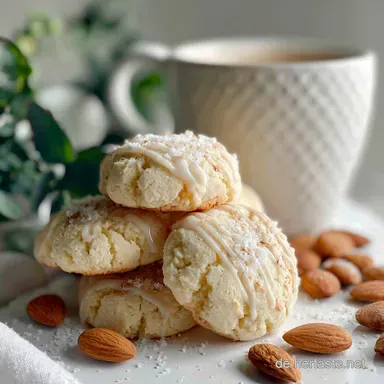 Frischk&auml;se Mandel Pl&auml;tzchen Ganz Einfach in 25 Minuten: Knusprig & Zart Rezeptkarte