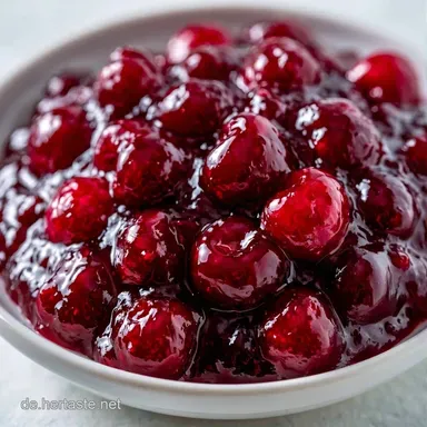 Kirschmarmelade mit Gelierzucker Rezept Rezeptkarte