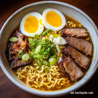 Gebratenes Ramen Gericht in 20 Minuten Rezeptkarte