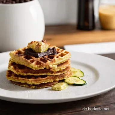 Zuckerfreie SchokoWaffeln mit Zucchini Das Geheimrezept Rezeptkarte