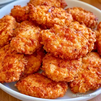 Gesunde H&auml;hnchen-Nuggets in 30 Minuten Rezeptkarte