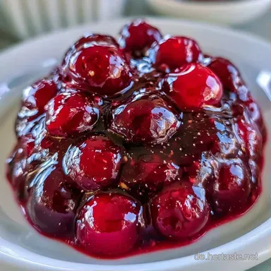 Kirschmarmelade mit Zimt in 70 Minuten Rezeptkarte