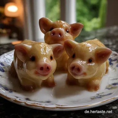 Gl&uuml;cksbringer Backen: Marzipan trifft Himbeere Rezeptkarte
