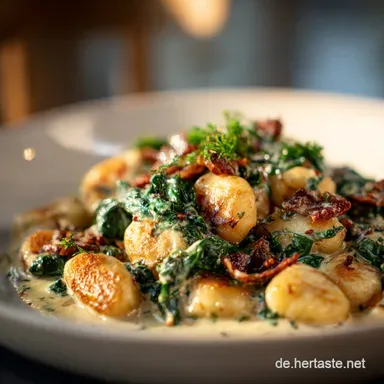 Gnocchi Rahmspinat Auflauf Das cremige Soulfood in nur 40 Minuten Rezeptkarte