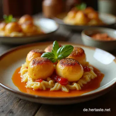 Hackbällchen Toskana Italienischer Genuss für Zuhause Rezeptkarte