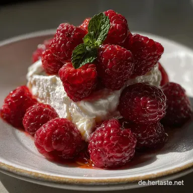 Mascarpone Dessert: Samtig & Himbeerfrisch Rezeptkarte