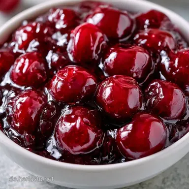 Kirschenmarmelade f&uuml;r 6 Gl&auml;ser Rezeptkarte