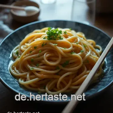 Leckere Udon-Nudeln: Mein einfaches Rezept f&uuml;r die ganze Familie! Rezeptkarte