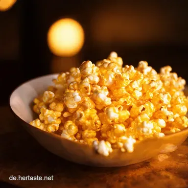 Rezept f&uuml;r Popcorn HeimkinoFeeling einfach selber machen Rezeptkarte