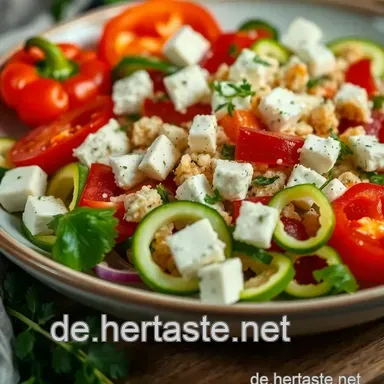 Hirse Rezepte: Bunter Hirse-Salat f&uuml;r Jeden Tag genie&szlig;en Rezeptkarte