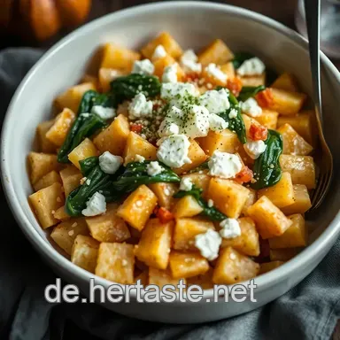 Herzhaft gef&uuml;llte S&uuml;&szlig;kartoffeln: Ein Rezept f&uuml;r gem&uuml;tliche Herbstabende Rezeptkarte