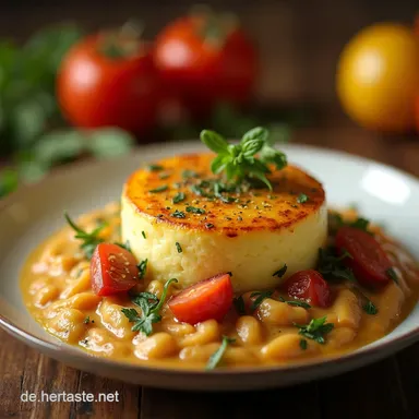 Die Beste Herzhafte Gem&uuml;seQuiche mit Kr&auml;uterM&uuml;rbeteig Rezeptkarte