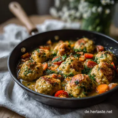 Kasseler Kn&ouml;del Pfanne: Herzhaftes Pfannengericht in 25 Minuten