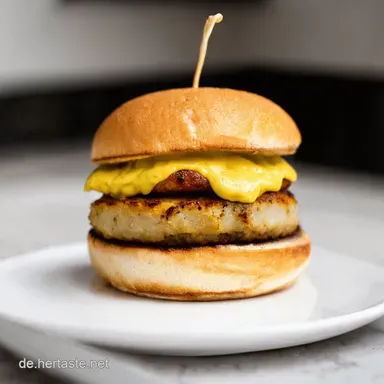 Herzhafter Halloumi Burger Mein liebstes Rezept mit Kr&auml;uterAioli Rezeptkarte