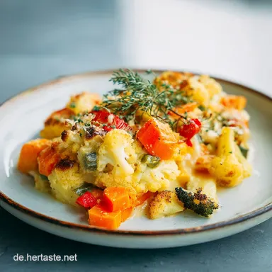 Rezept Hirse-Gem&uuml;se-Auflauf f&uuml;r 4 Portionen