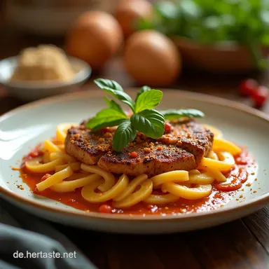 Veganer BauernEintopf Herzhaft Lecker Mein Familienrezept Rezeptkarte