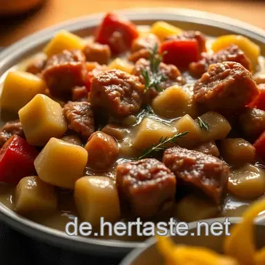 Herzhaftes Labskaus: Ein Norddeutscher Klassiker für Zuhause Rezeptkarte