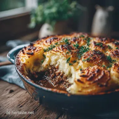 Das beste Shepherds Pie Rezept Mit goldbrauner Kartoffelhaube Rezeptkarte