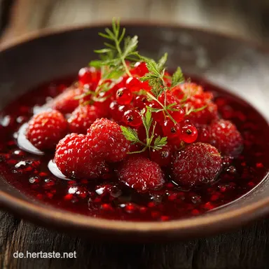Holunderbeeren Saft: Omas bestes Rezept zum einfachen Einkochen Rezeptkarte