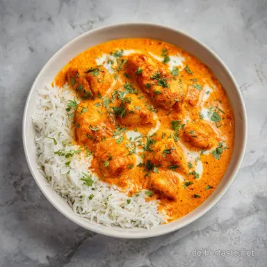 Indisches Butter-H&auml;hnchen f&uuml;r 4 Personen: Cremig und Aromatisch