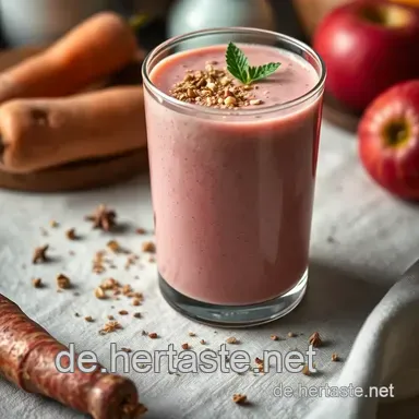 Karotten Smoothie &ndash; Der frisch-fruchtige Energieschub f&uuml;r jeden Morgen Rezeptkarte