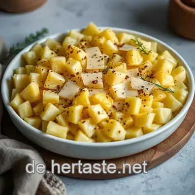 K&auml;se-Goldener Blumenkohl &uuml;berbacken &ndash; Ein herzlicher Genuss Rezeptkarte