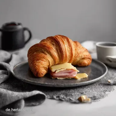 K&auml;sSchinkenCroissant Rezept I So einfach so lecker wie vom B&auml;cker