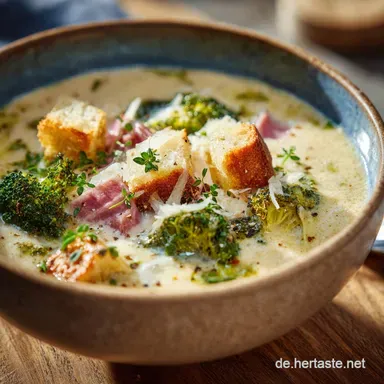 Keto Brokkolisuppe: Samtig, Low Carb fertig in 45 Minuten Rezeptkarte