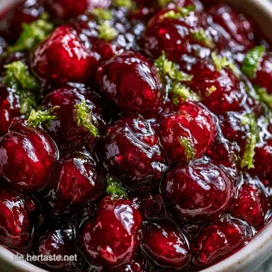 Kirschmarmelade mit Limette in 24 Min Rezeptkarte