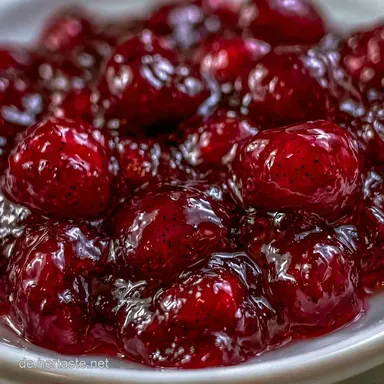 Kirschmarmelade Mit Vanille: Gl&auml;nzend Rezeptkarte
