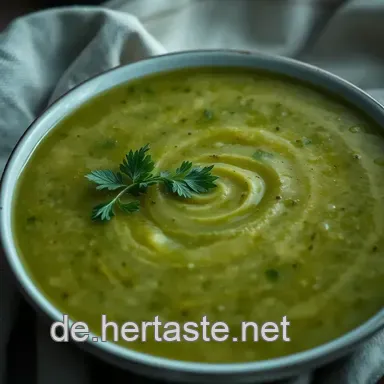 Klassische Erbsensuppe Rezept: Ein herzhaftes, gr&uuml;nes Vergn&uuml;gen Rezeptkarte