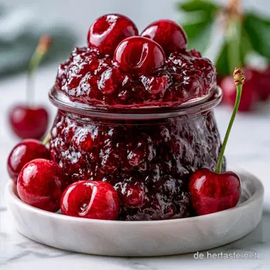 Kirschmarmelade mit Gelierzucker