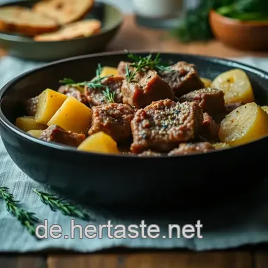 Klassisches Tafelspitz Rezept: Saftig und Herzhaft f&uuml;r besondere Anl&auml;sse Rezeptkarte