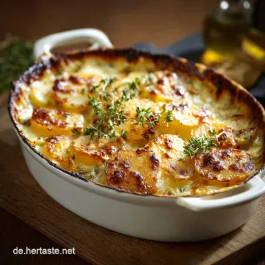 Omas bestes Kartoffelgratin Perfekt cremig knusprig und gelingsicher