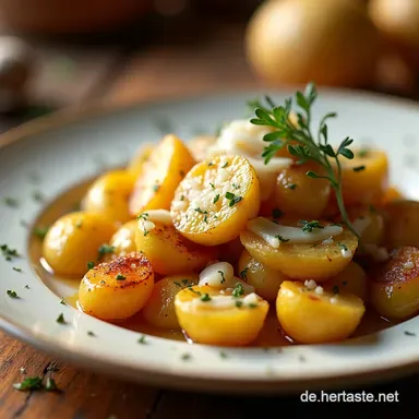Gebackene Kartoffeln mit Knoblauch Parmesan Einfach himmlisch Rezeptkarte