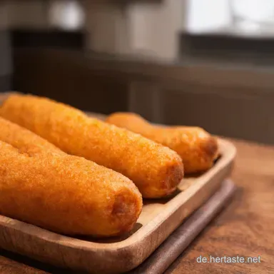 Knusprige Corn Dogs Meine besten Corn Dog Rezepte Rezeptkarte
